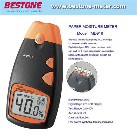 Paper Moisture Meter convenience store|paper moisture meter md916.